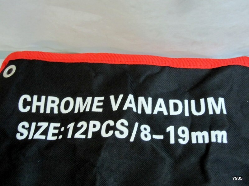 Chrome vanadium 12pc 8-19mm wrench see pictures 17mm topmaster