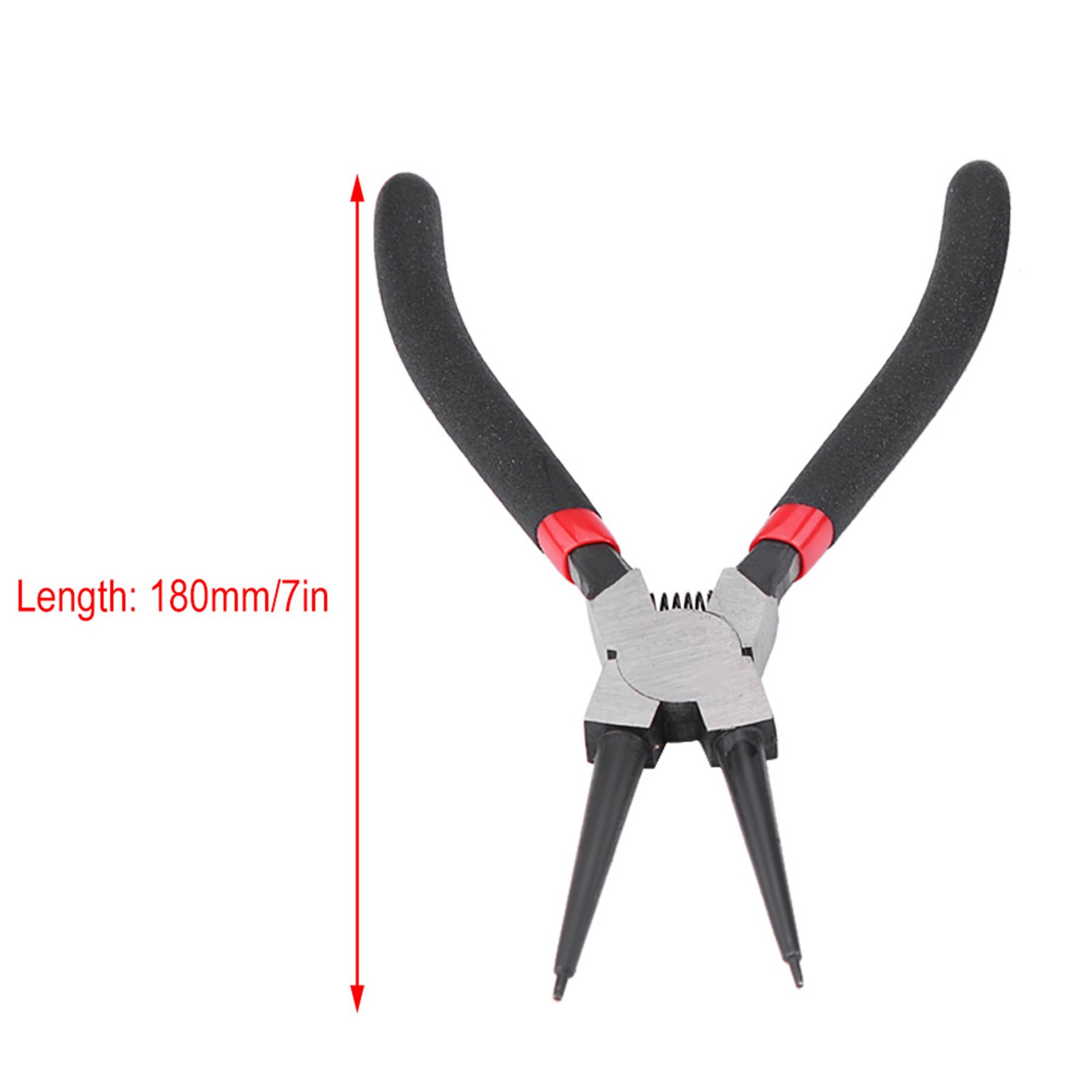 4Pcs 7inch Circlip Plier Set Heavy Duty Snap Ring Pliers Tool For Vehicle Machin