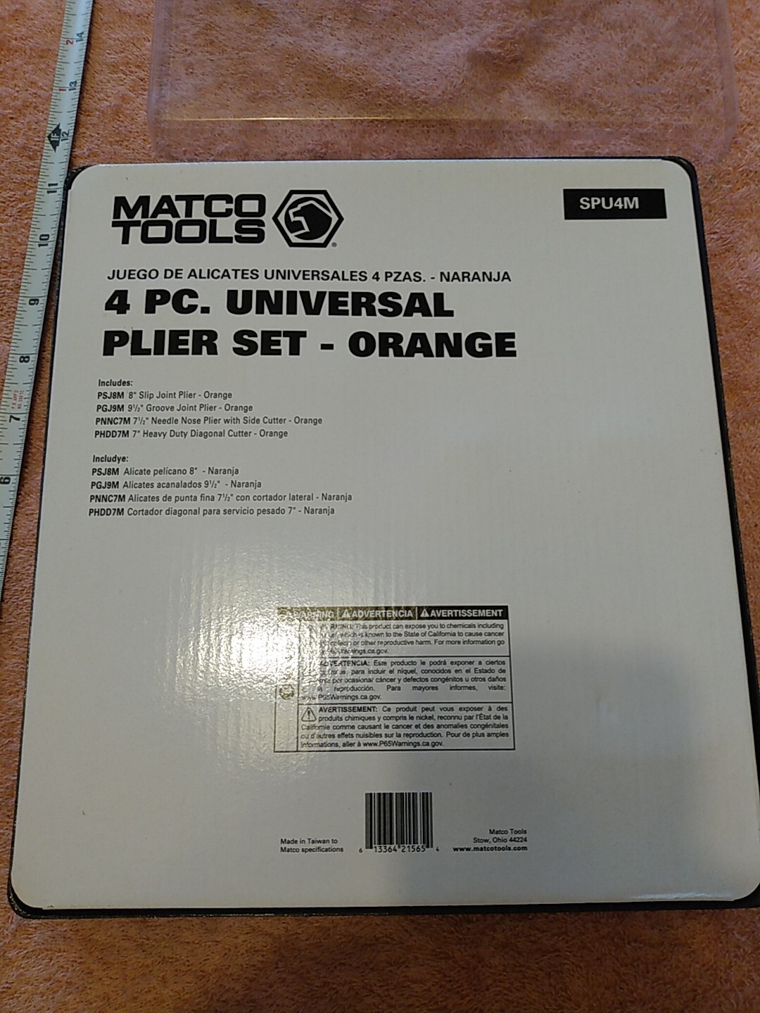 Matco Tools 4-Piece Plier Set Storage Tray Only