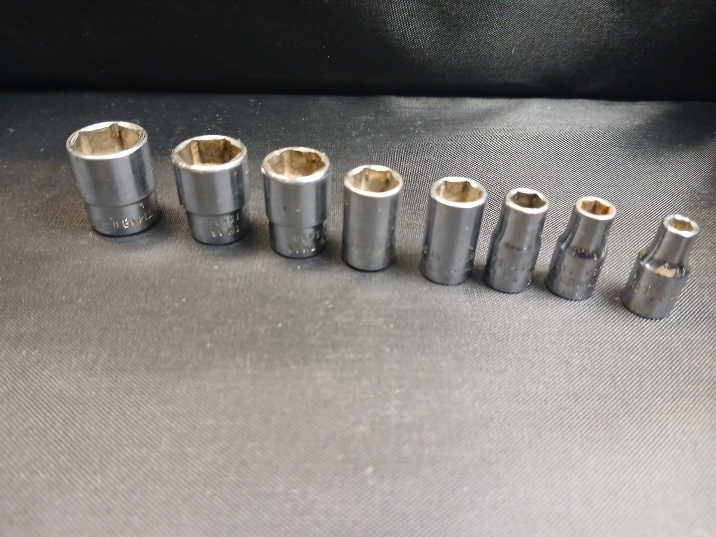 Snap On 1/4 Inch Drive Metric Ratchet Socket Set NO MISSING PIECES