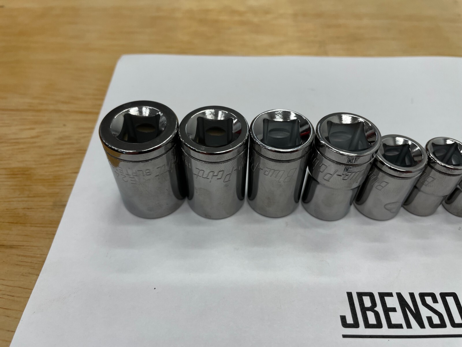 Blue-Point Tools NEW 13pc Mix Drive Chrome Inverted E Torx Socket Set