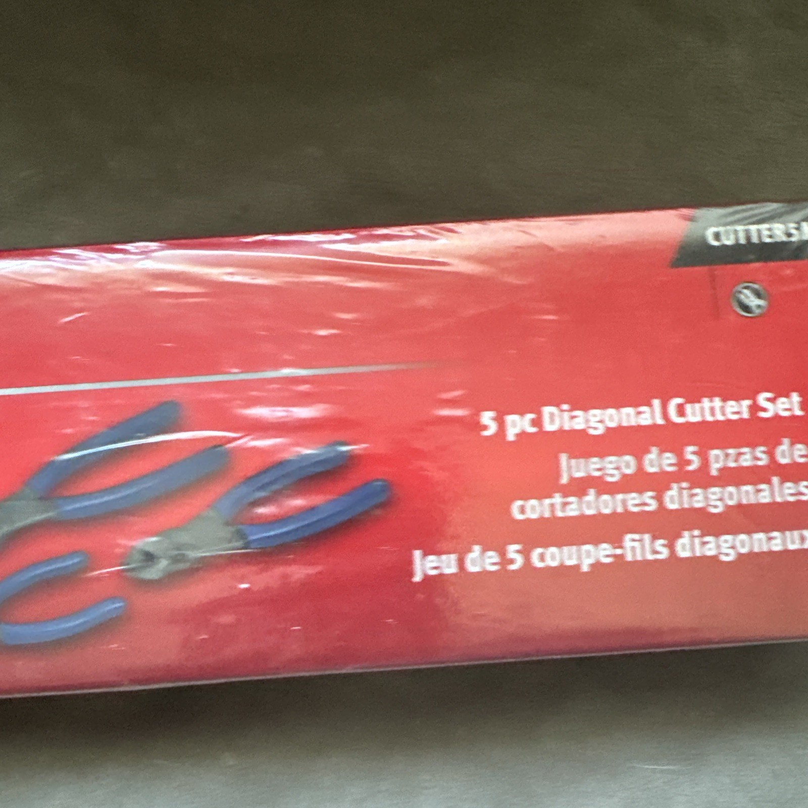 Snap-on Tools USA NEW 5pc POWER BLUE Diagonal Cutter Pliers Set CUTTER5MB