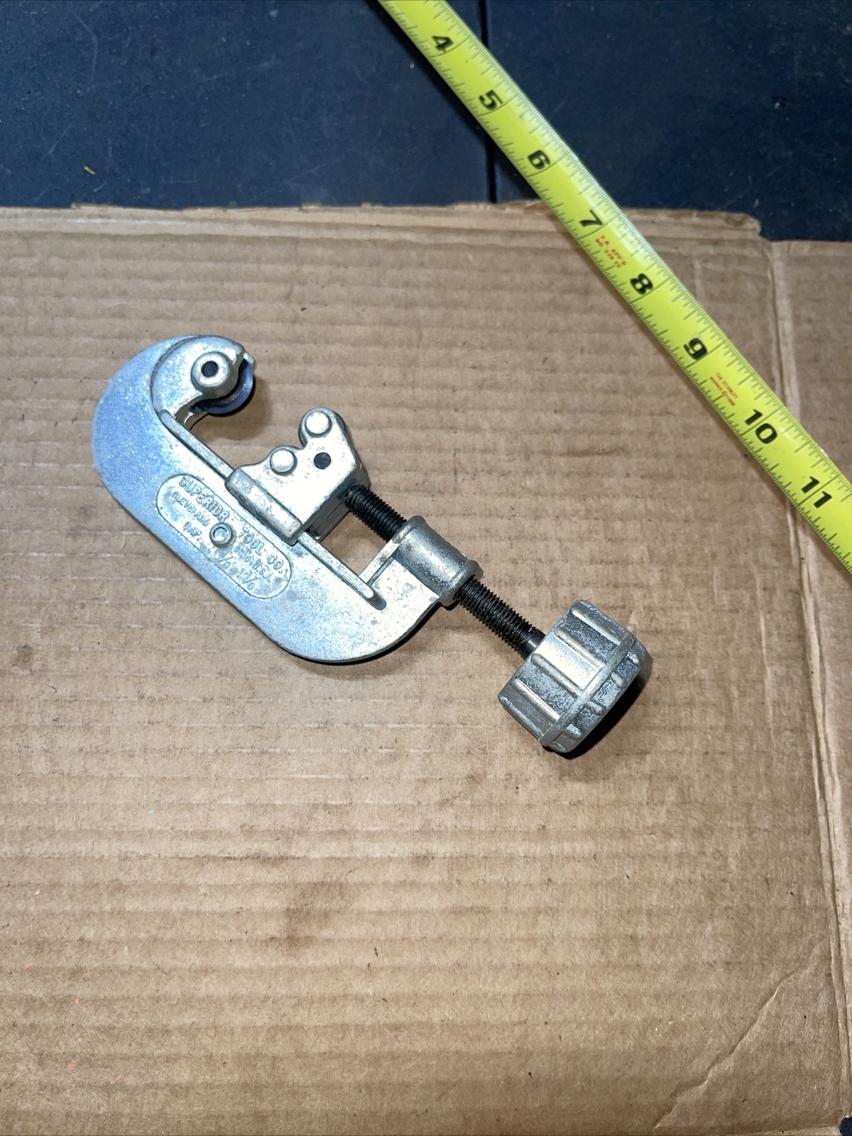 Vintage Superior USA 1/8 In – 1-1/8 In Capacity Pipe Tube Cutter No 350