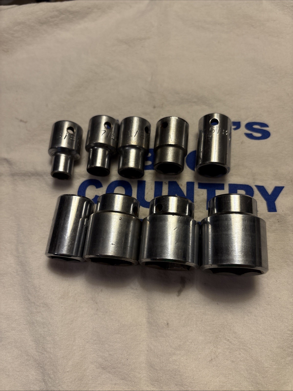 Mac Tools 1/2″ Drive 6pt 9pc Chrome SAE Socket Set 3/8″ to 1-1/16″ V126-V346