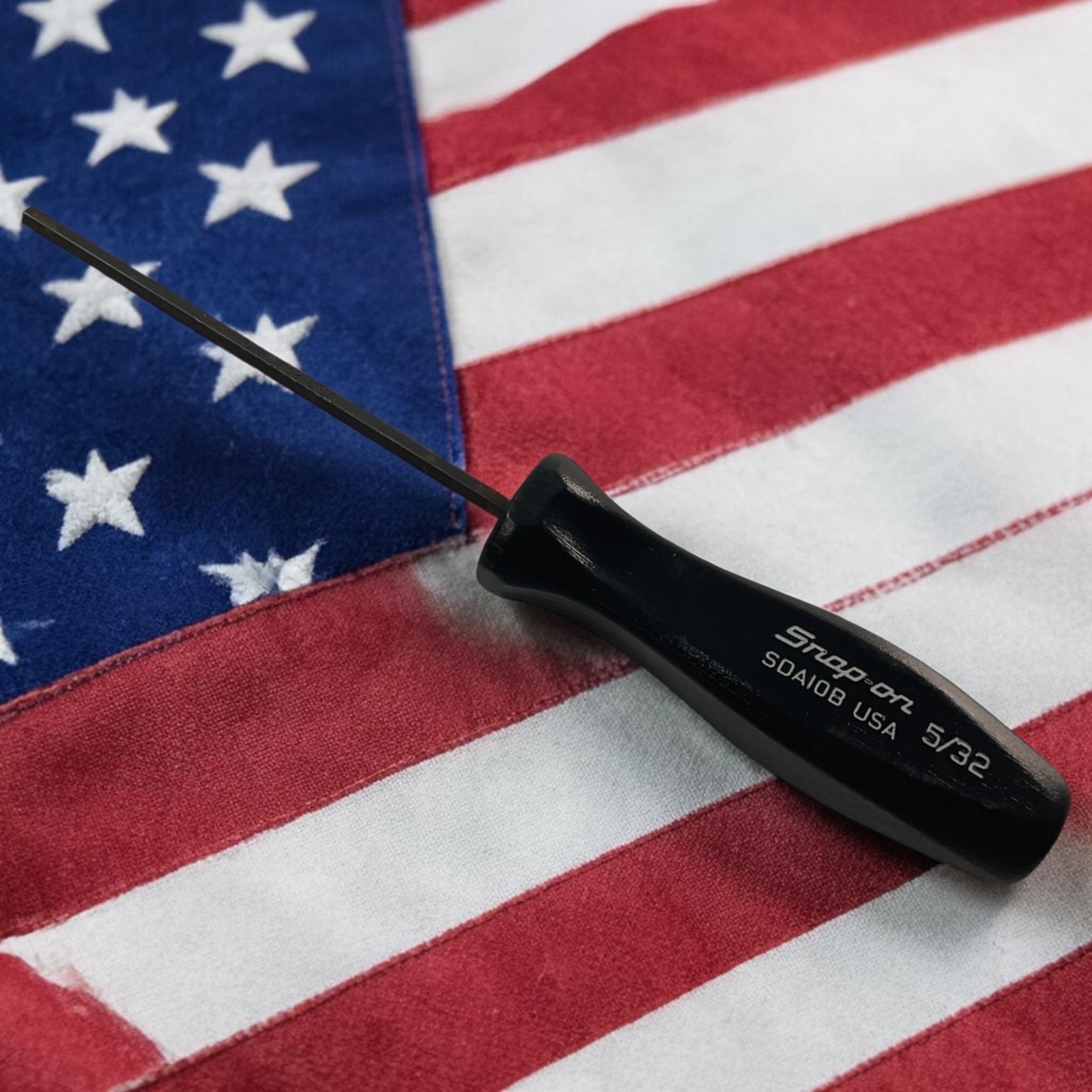 Snap-on Hex Driver 5/32″ SDA10B Sold As Pictured Mechanic Tool USA Black Handle