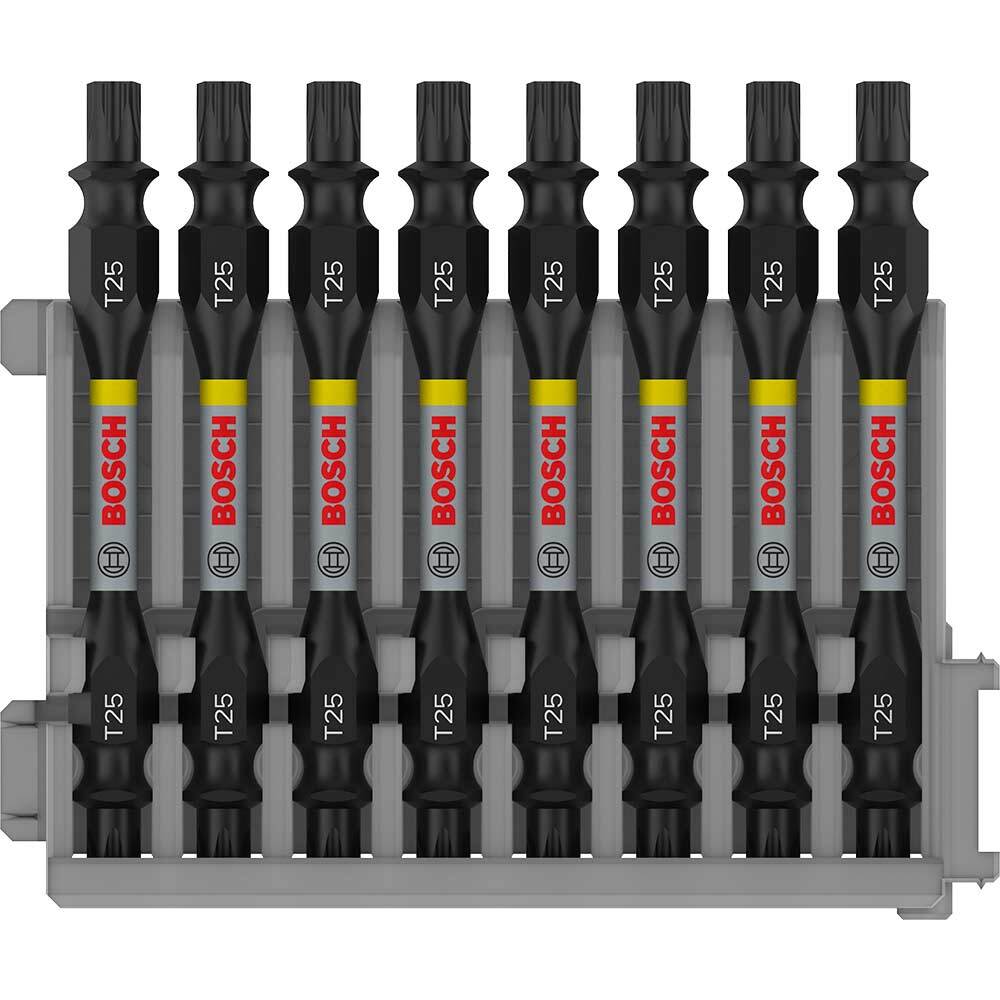 Bosch PRO Impact Torx Screwdriver Bit T25 65mm Pack of 8