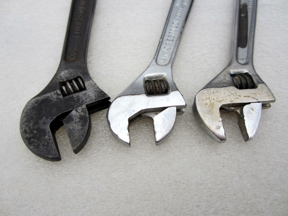 Craftsman Crescent Proto 4″ Adjustable Wrenches DAMAGED 704 44601 Made in USA