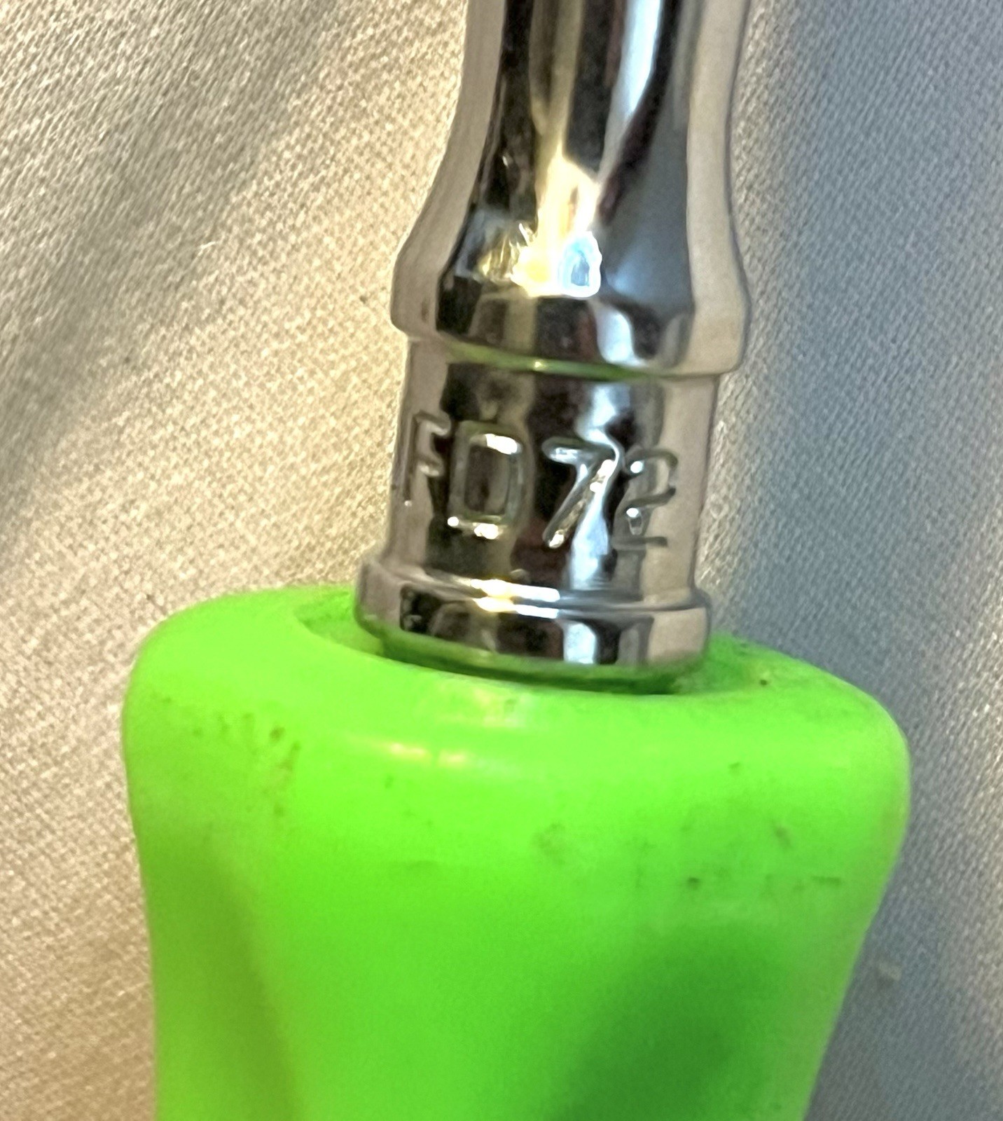Snap-on Neon Green THLFD72 1/4 Drive Flex Head Ratchet