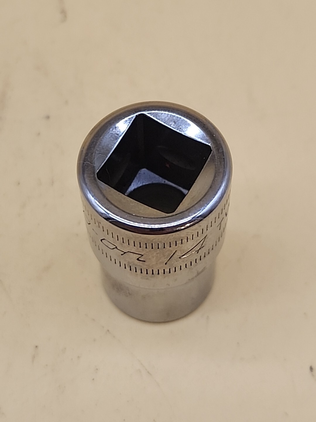 Snap-on Tools 1/2″ Drive 14mm Metric Shallow 6PT Chrome Socket TWM14A USA