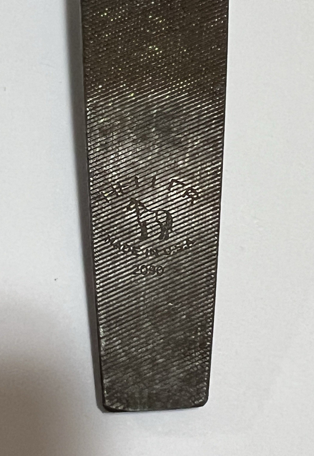 Heller 2090 Vintage Slapper File Convex Half Round Fine Auto Body Repair Spoon