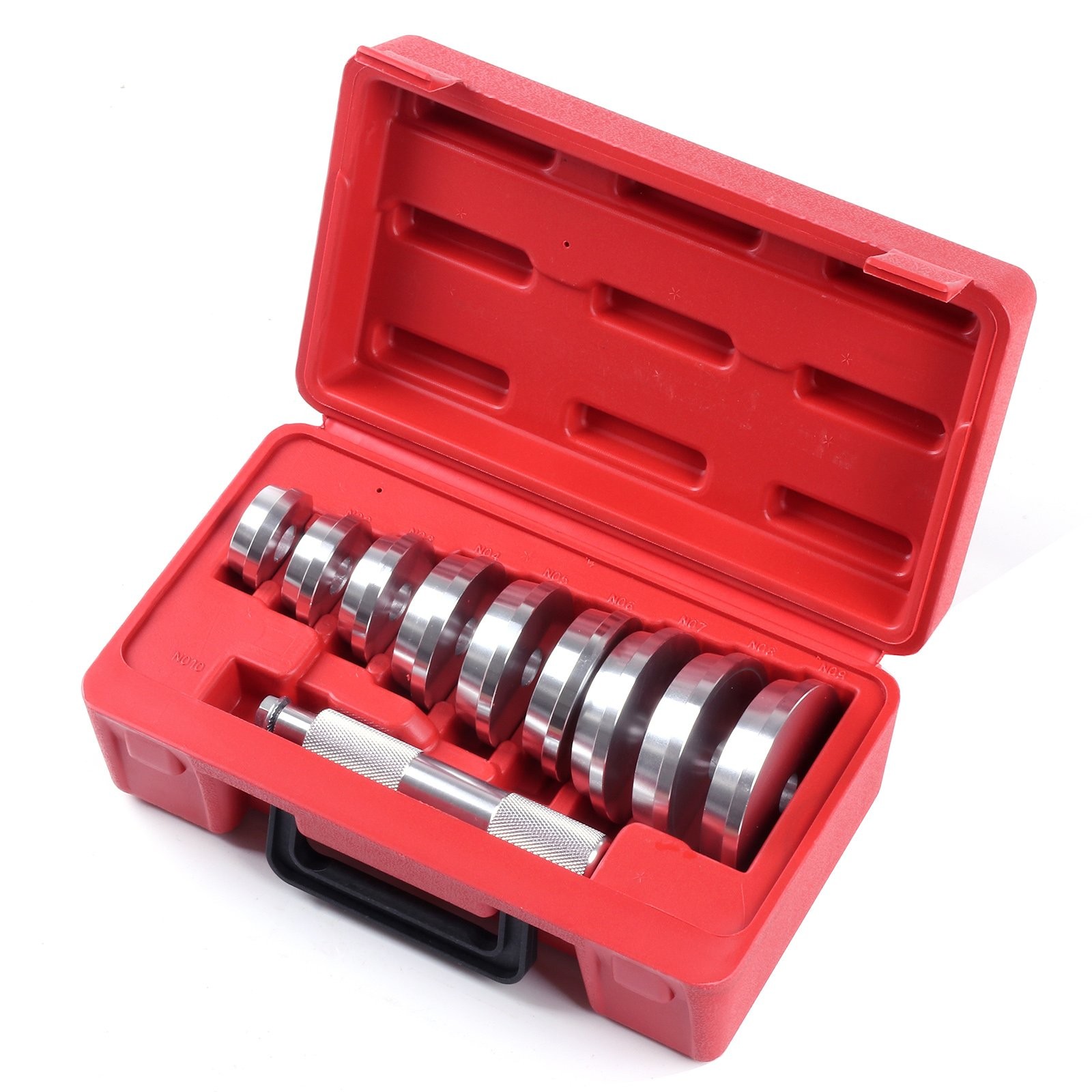 9 Discs Collar Axle Set of 10PCS Bearing Race and Seal Install Driver Wheel Axle