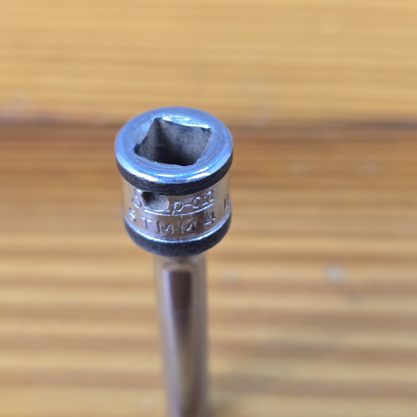 Snap On 1/4″ Drive 4MM 6PT Deep Chrome Socket STMM4 NICE!