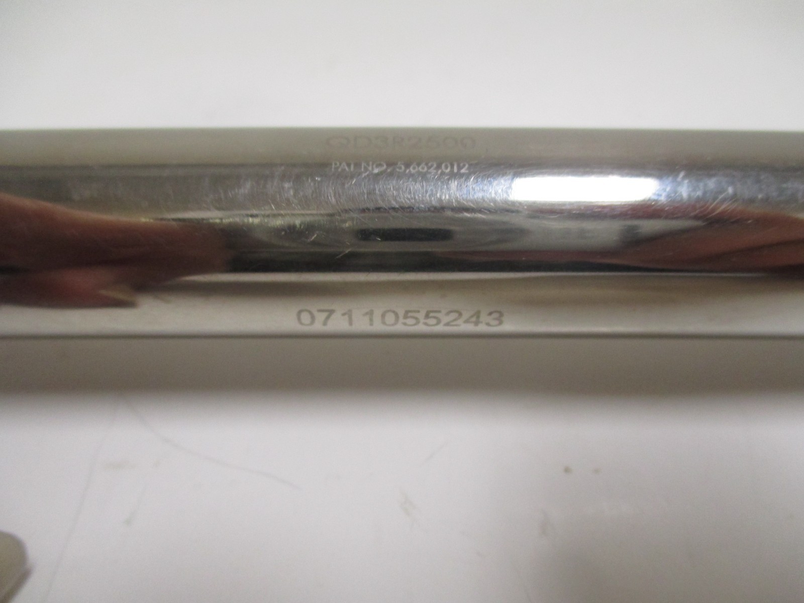 Snap On 1/2″ Drive Click Type Torque Wrench 500-2500 in Lb QD3R2500 Ratchet