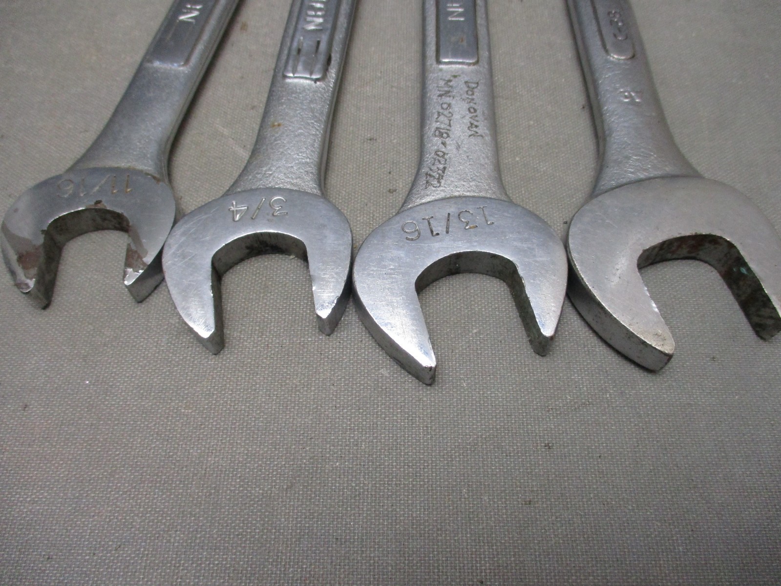 Lot of 9 Craftsman & SK Combination Wrenches SAE 5/16″ – 7/8″ 12pt.