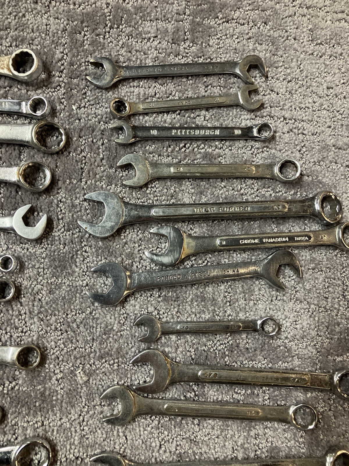 Mixed Lot of (25) of Assorted Wrenches Various Sizes (a)