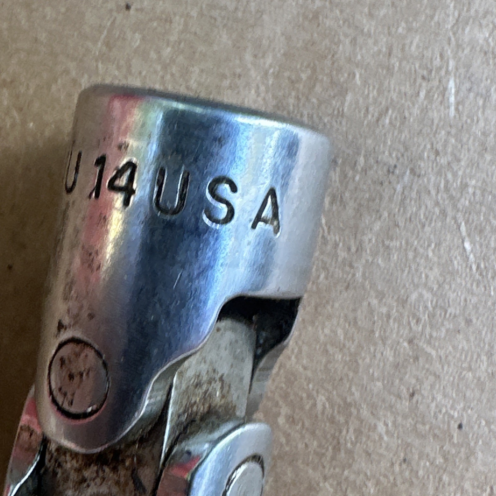 Snap-On FVU14 7/16” Swivel Socket 3/8” Drive Shallow 12pt Snap On Tools