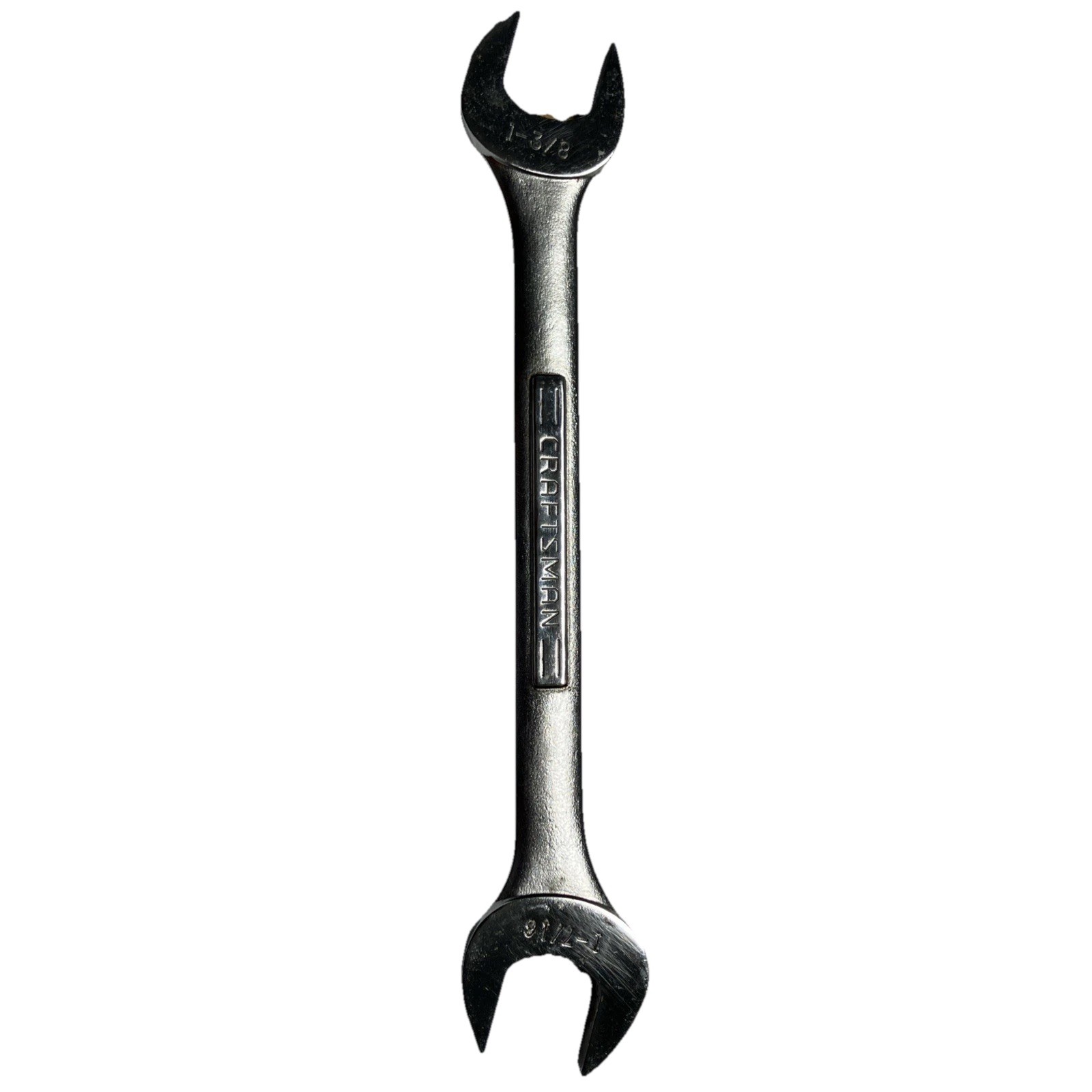 Open End Wrench Craftsman VV44588 1-3/8″ x 1-7/16″ Chrome Vintage USA