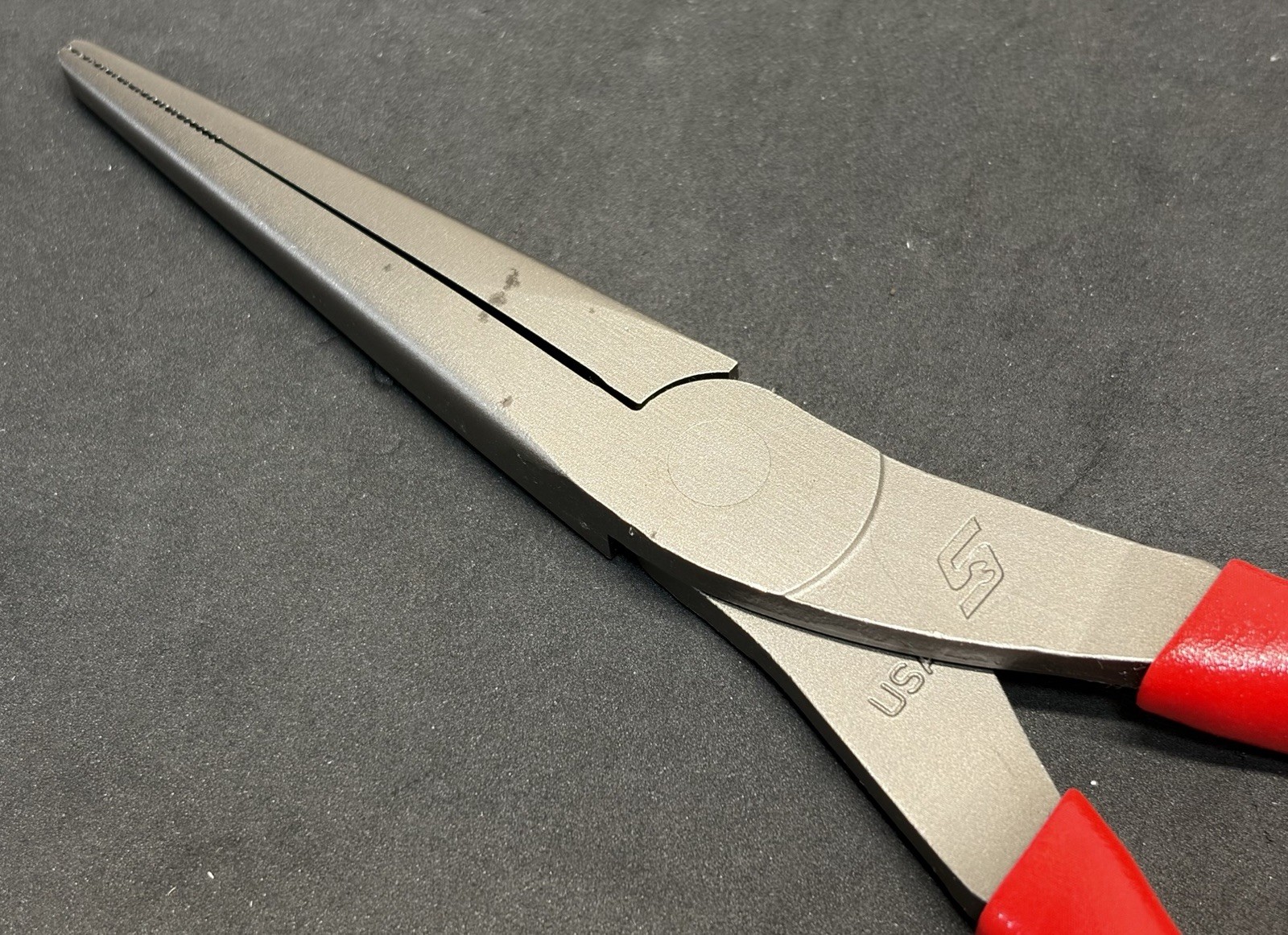 MINT! Snap-on Tools RED Talon Soft Grip 9” Needle Nose Pliers 97ACF