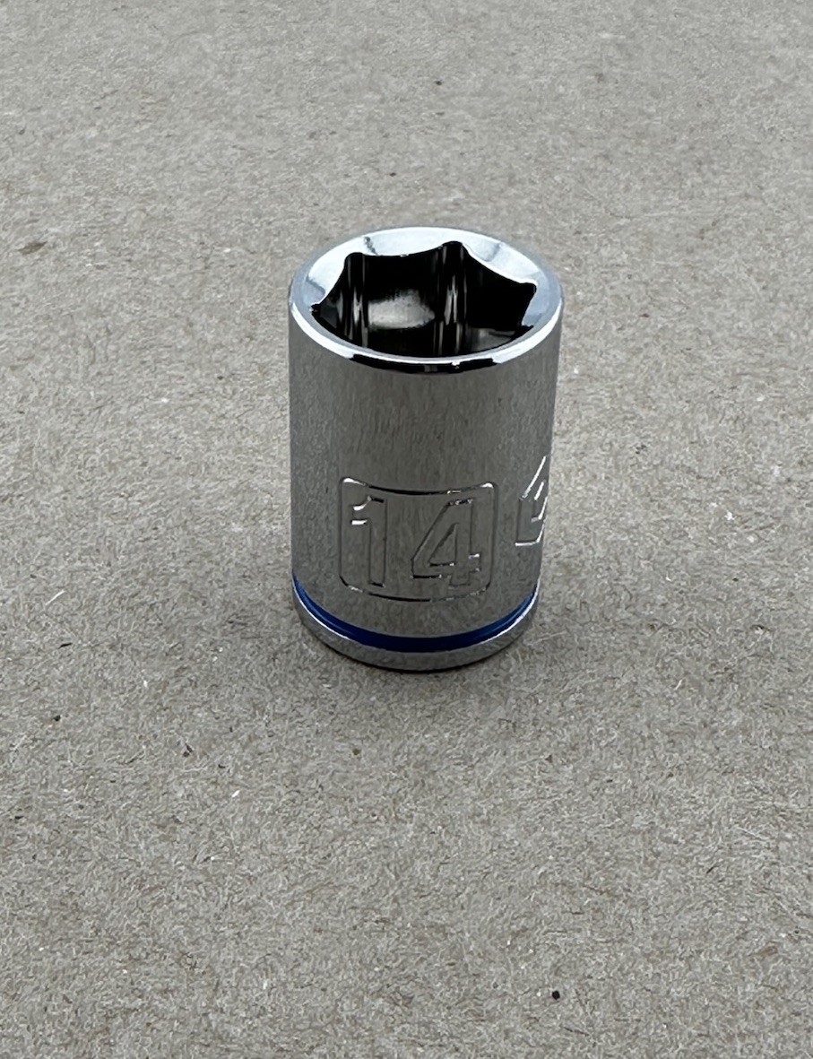 Quinn 14mm Socket. 3/8” Drive. 6 Point. New. 0492