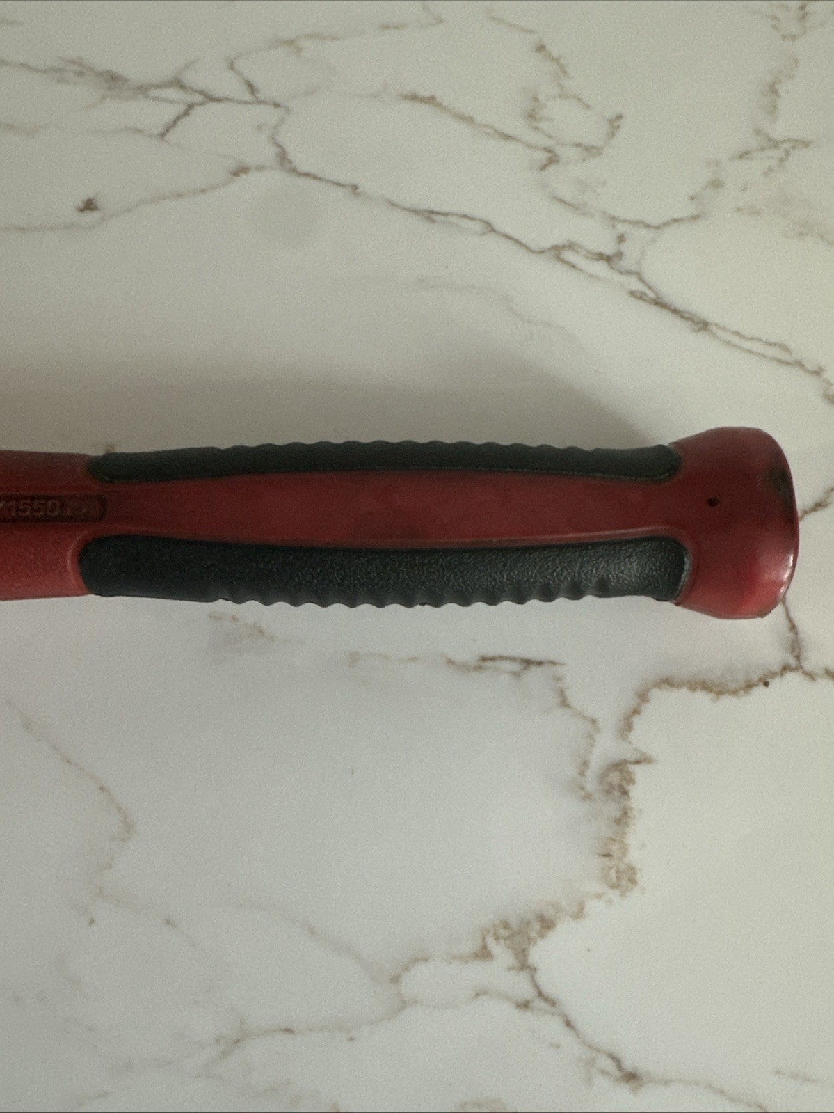 Snap ON 56oz dead blow hammer. Red with soft grip handle.