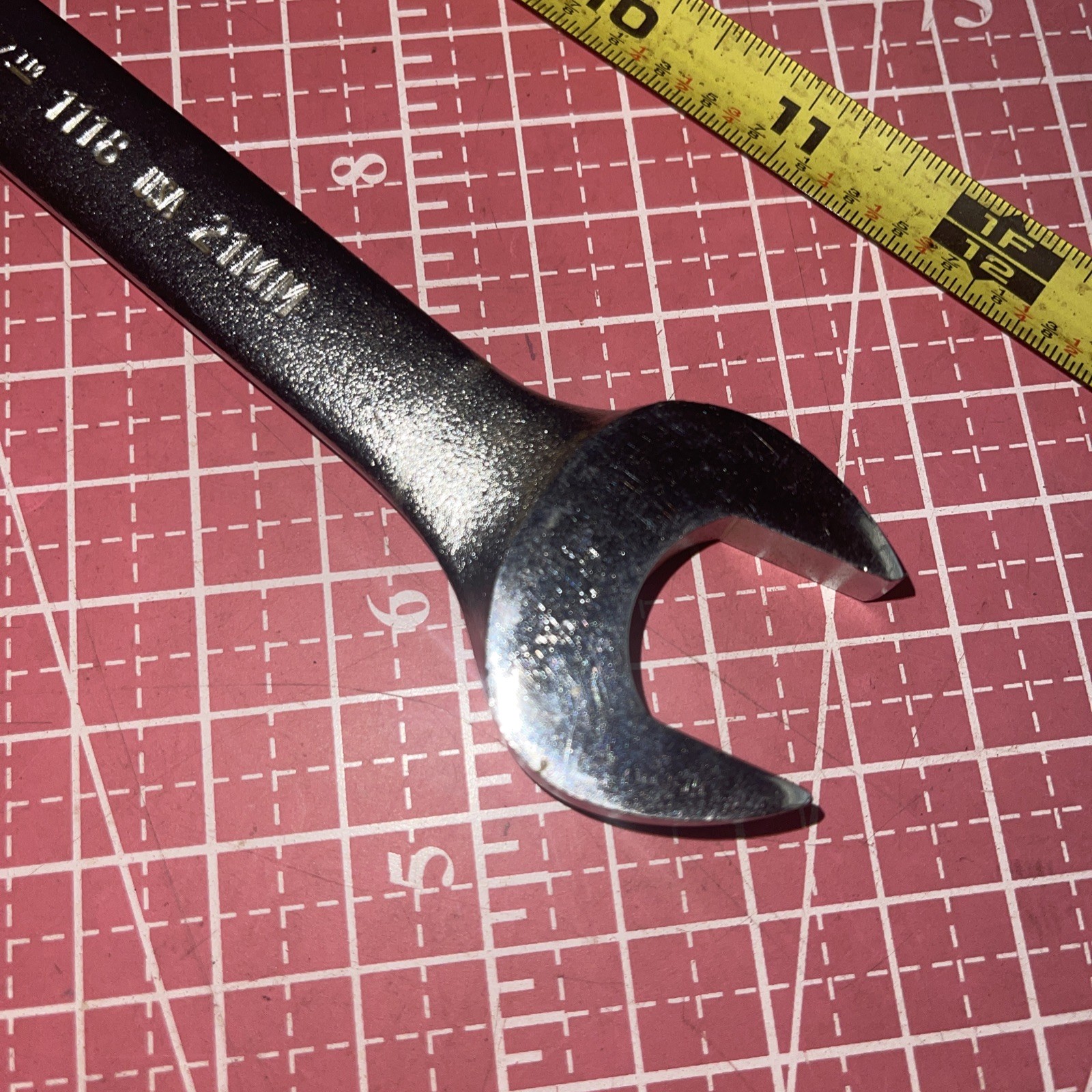 Proamerica USA 1118 18 X 21 MM Metric Open End Wrench 18MM 21MM Vintage