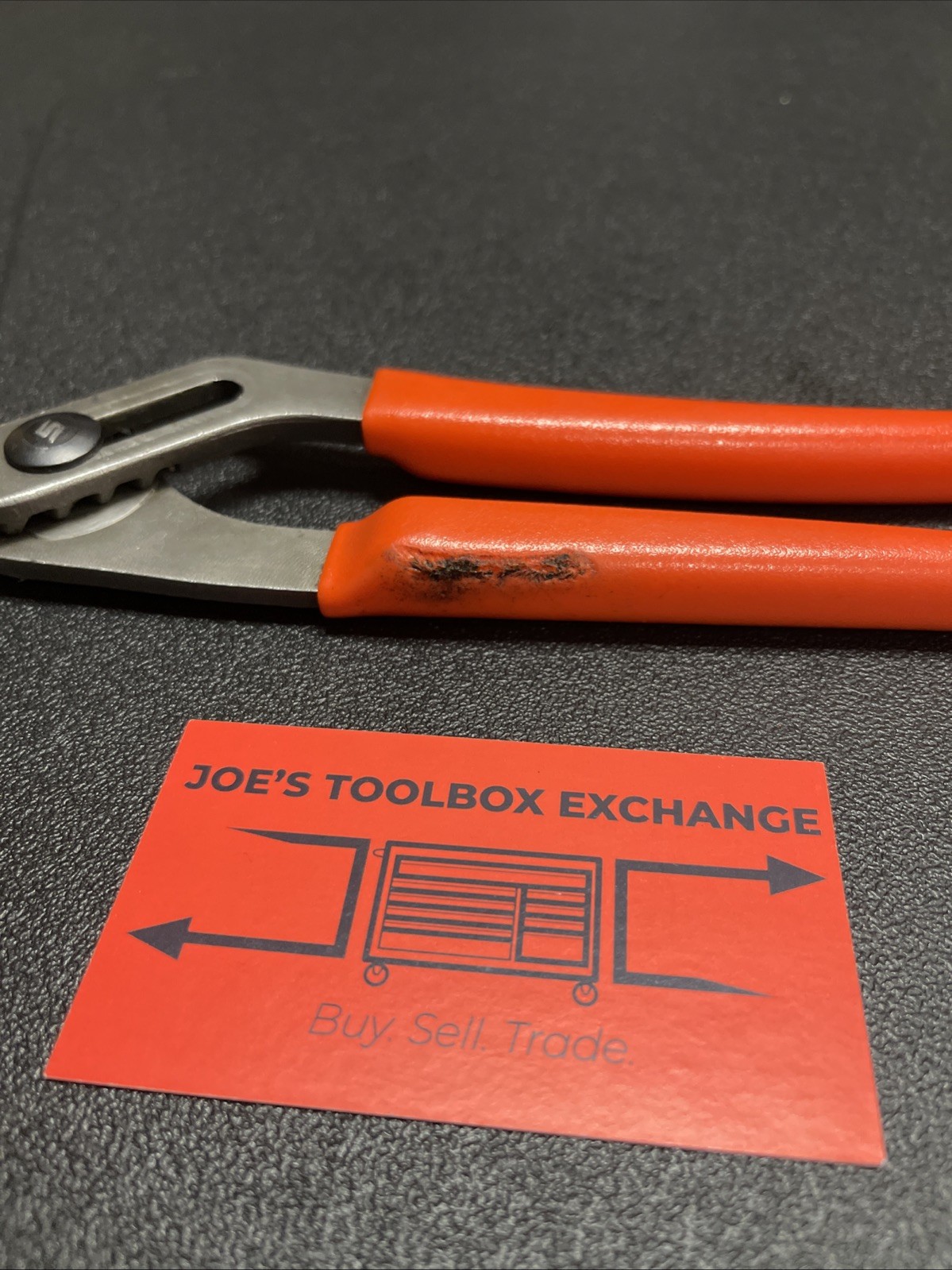 Snap-on Tools ORANGE 9″ Adjustable Joint Interlocking Channel Pliers 91ACP