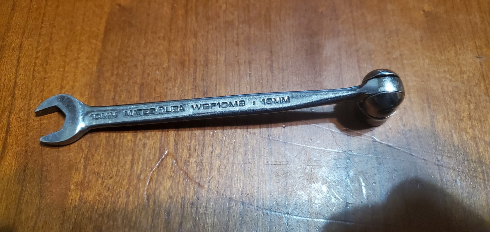 RARE MATCO 10MM WBF10M8 CHROME METRIC SPECIALTY WRENCH 10 MM 6 point socket