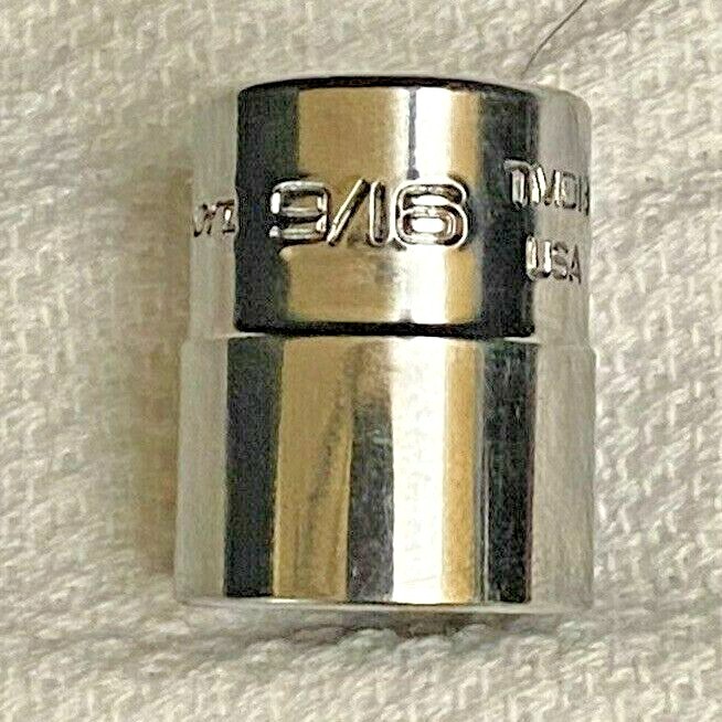 SNAP ON TMD18 1/4 INCH Drive 12 Point 9/16 INCH Shallow Socket NEW