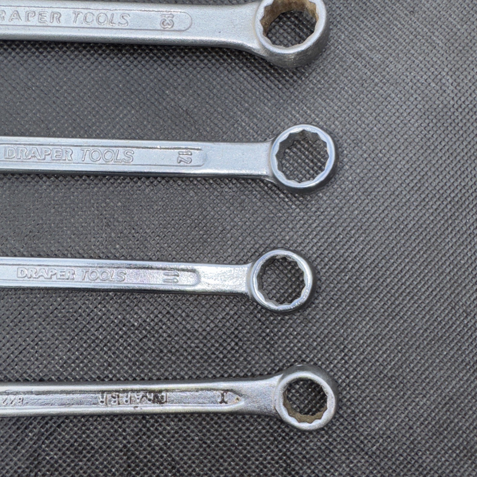 6 X Vintage Draper 17mm 14mm 13mm 12mm 11mm 10mm Combination Spanner