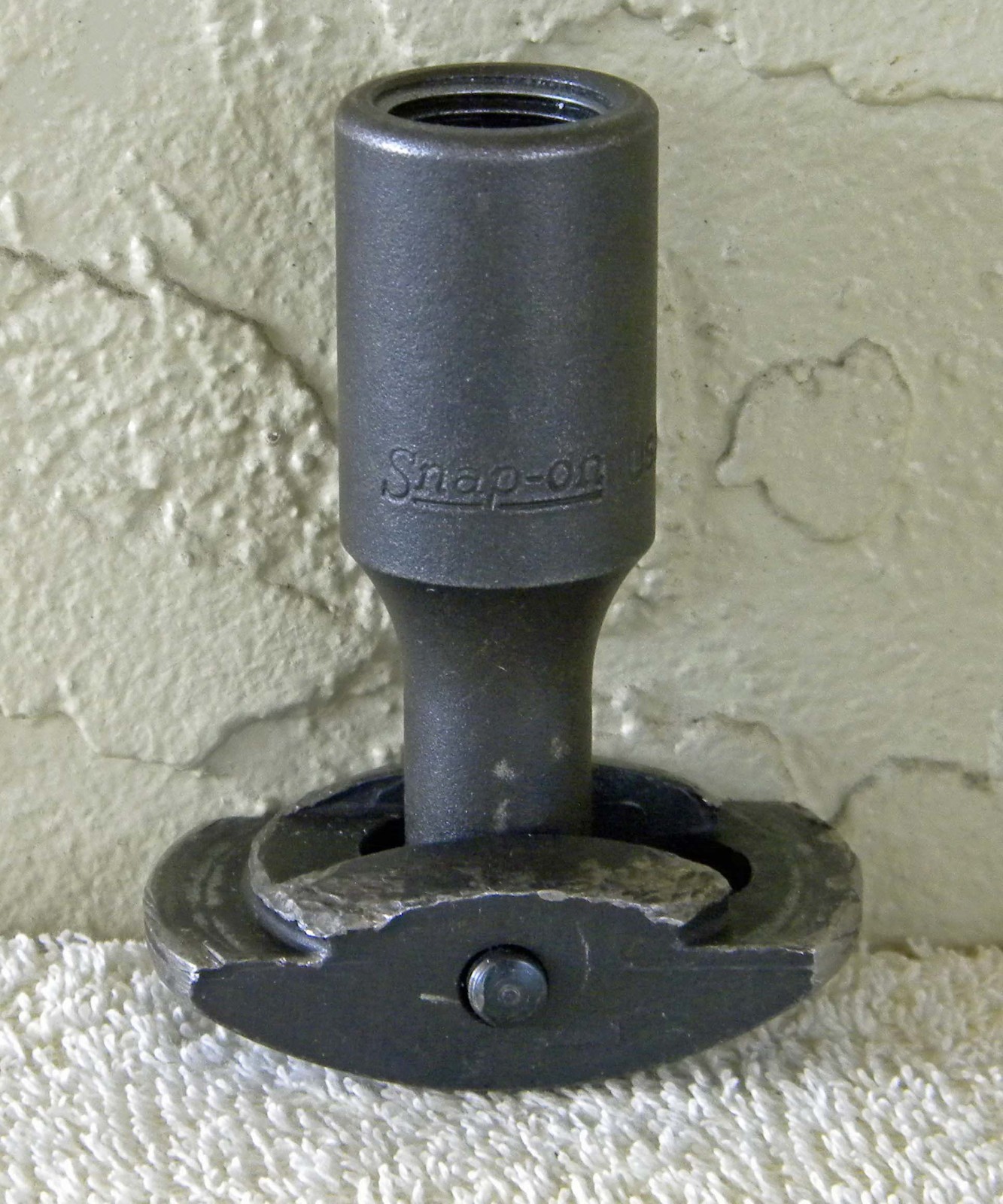 Vintage Snap-On USA CJ128A Slide Hammer Axle Puller Bearing Adapter Black Oxide