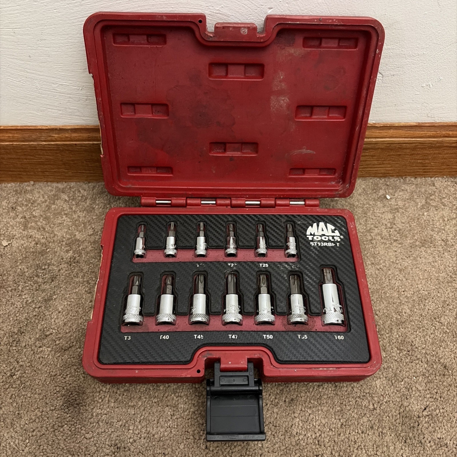 MAC TOOLS ST13RBRT 13 Peace ADVANCED TORX SOCKET SET. 1/4, 3/8 AND 1/2 DRIVE
