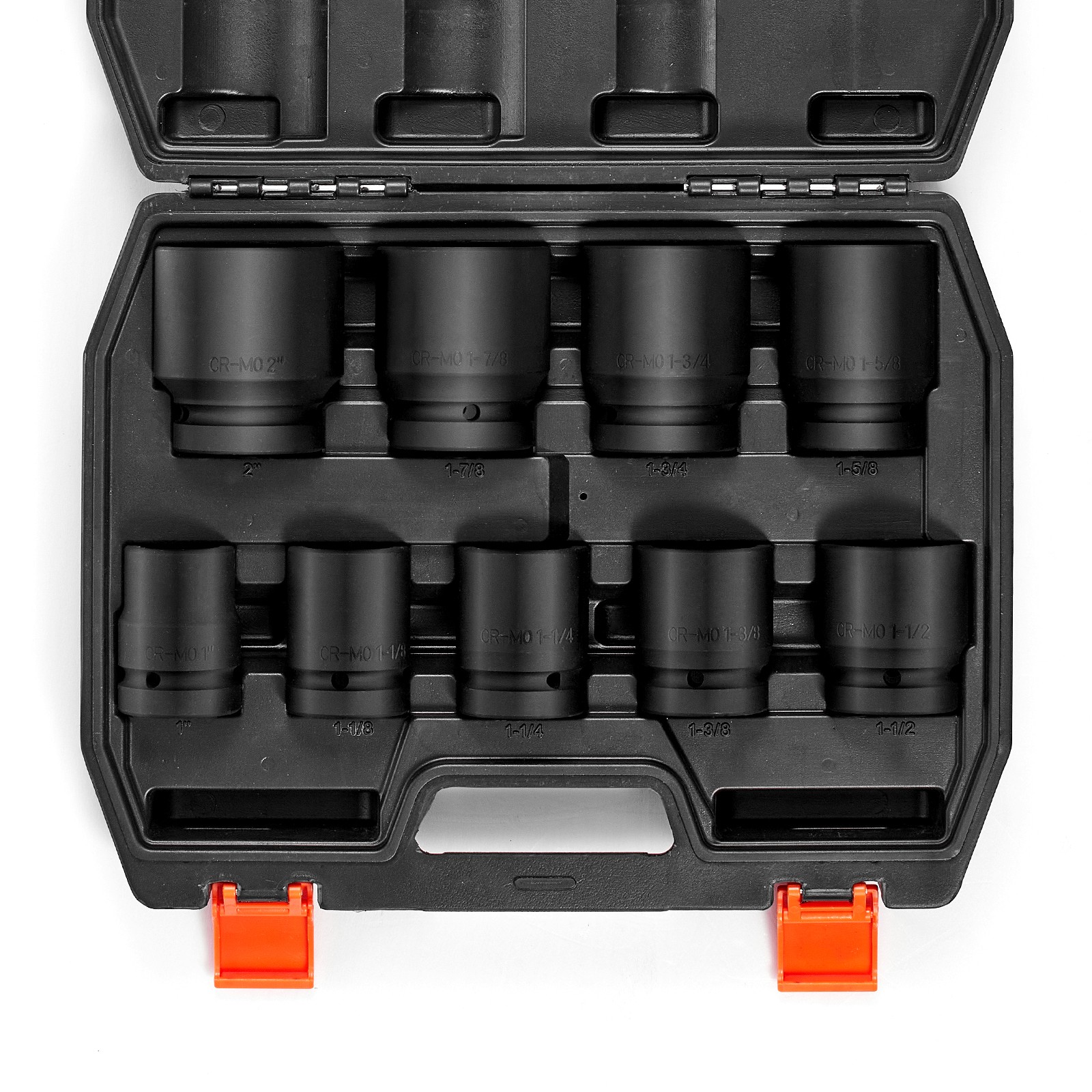 Axle Nut Impact Socket Set 1″ Drive 6-Point 9PCS SAE Spindle Nut Socket