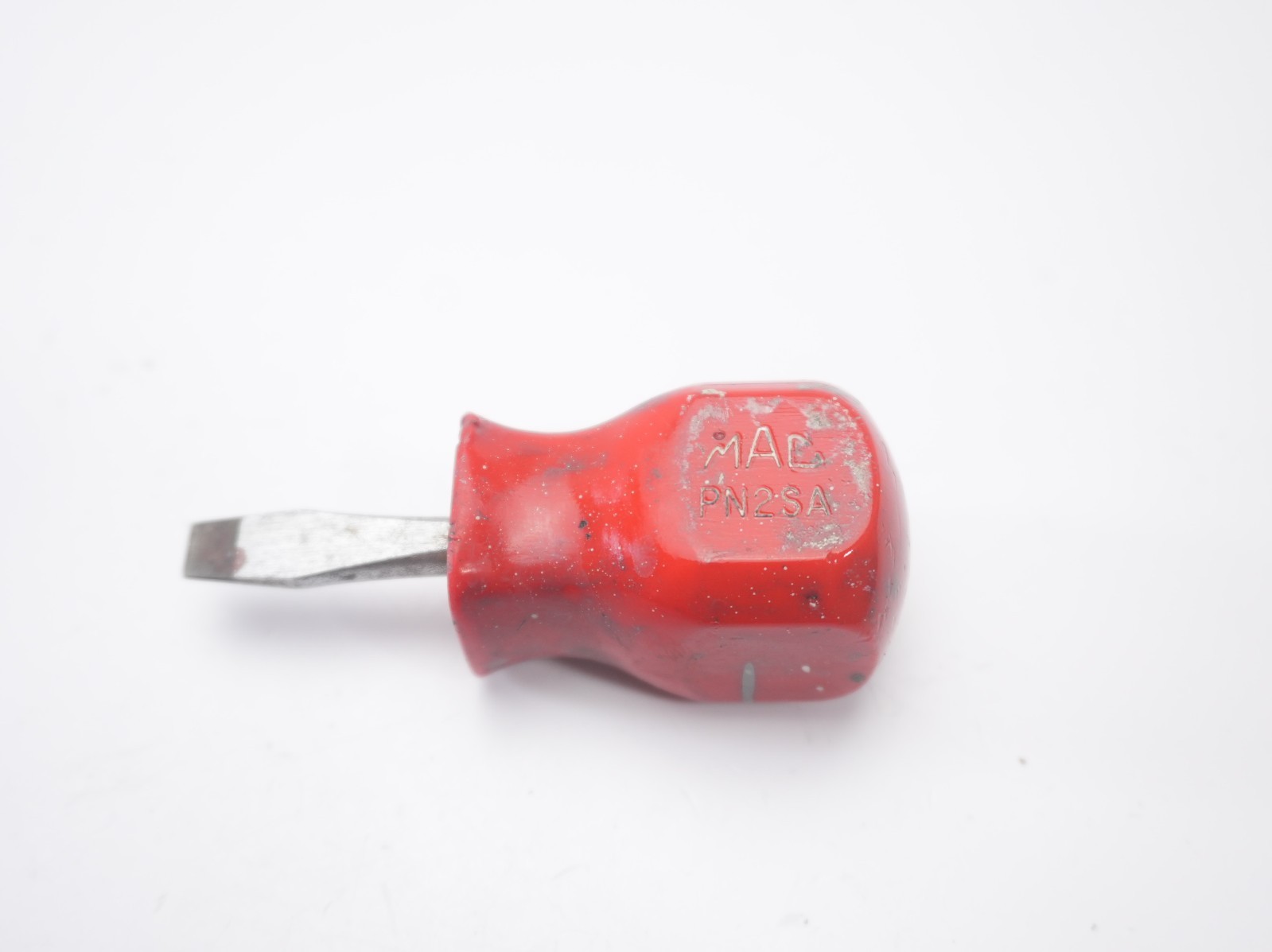 MAC Tools PN2SA RED Hard Handle Slotted Flat Head Screwdriver U.S.A.