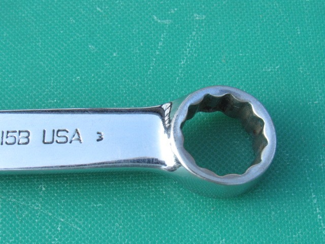 SNAP ON 15MM OXIM15B SHORT / MIDGET 12 POINT OPEN / BOX END METRIC WRENCH OXIM15