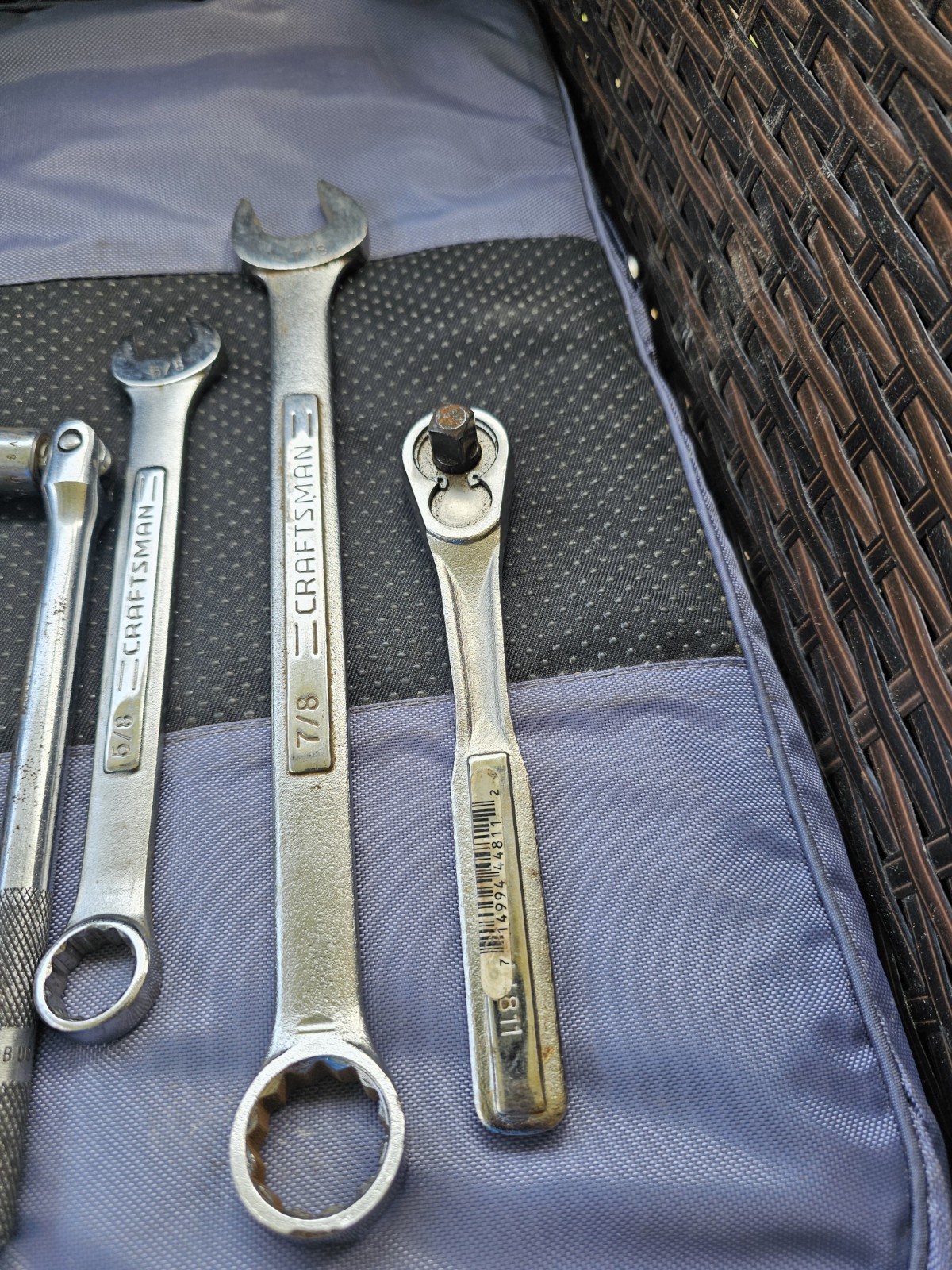 VTG Mix Tools Lot Wrenches & Ratchet,Proto,Craftsman,Snap-on Swivels Used #9