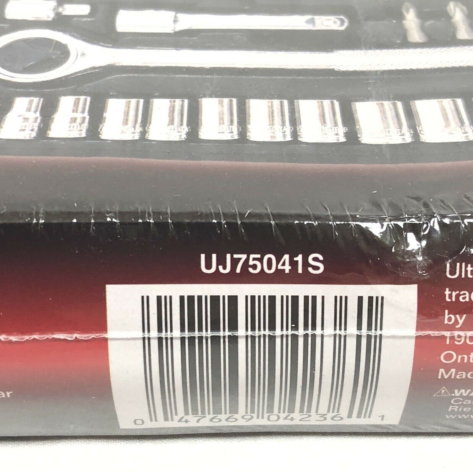 Ultra Steel 40 Piece 1/4 Inch & 3/8 Inch Drive Socket Set UJ75041S New Sealed