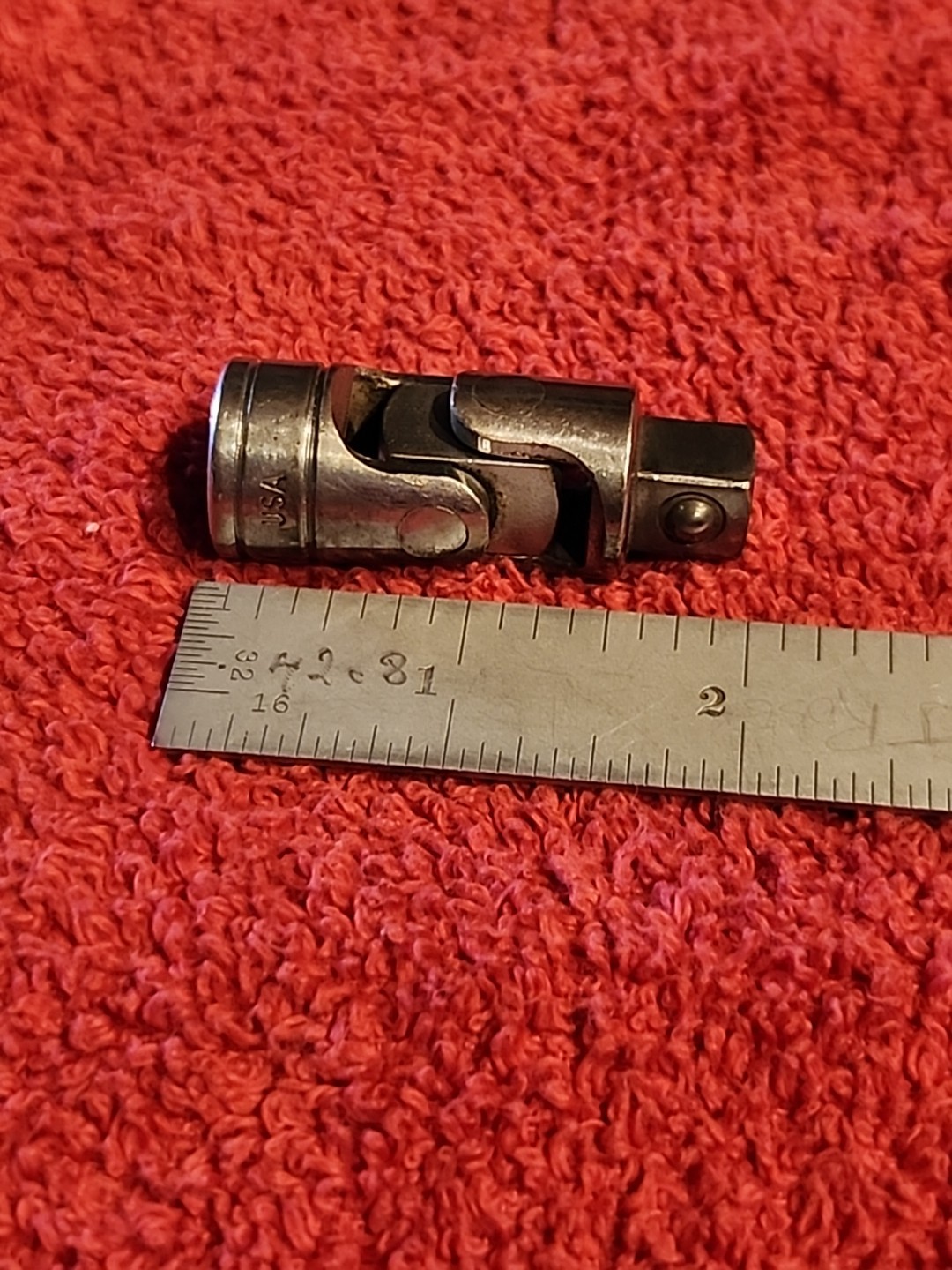 Snap-On Tools FU8A 3/8” Drive Universal Joint Socket Extension Chrome Swivel