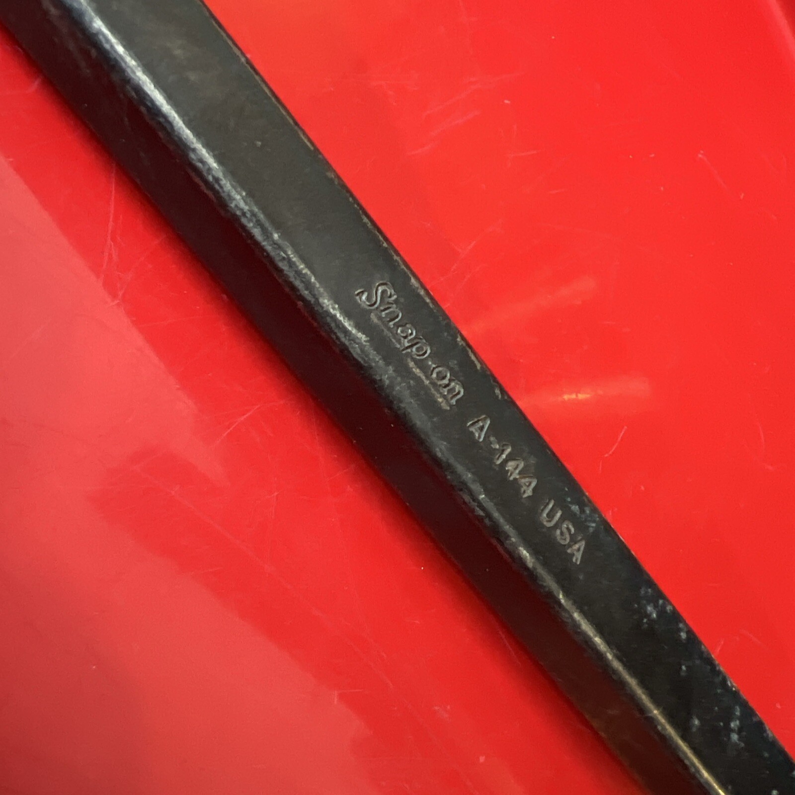 Vintage Snap-On A-144 Flywheel Clutch Turning Turner Wrench Chrome USA TT546