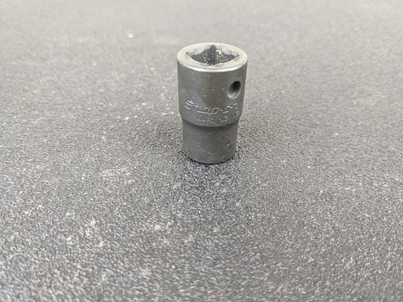 #bj249 Snap On Tools IMDL160 1/2” Drive 1/2” Shallow 12 Point SAE Impact Socket