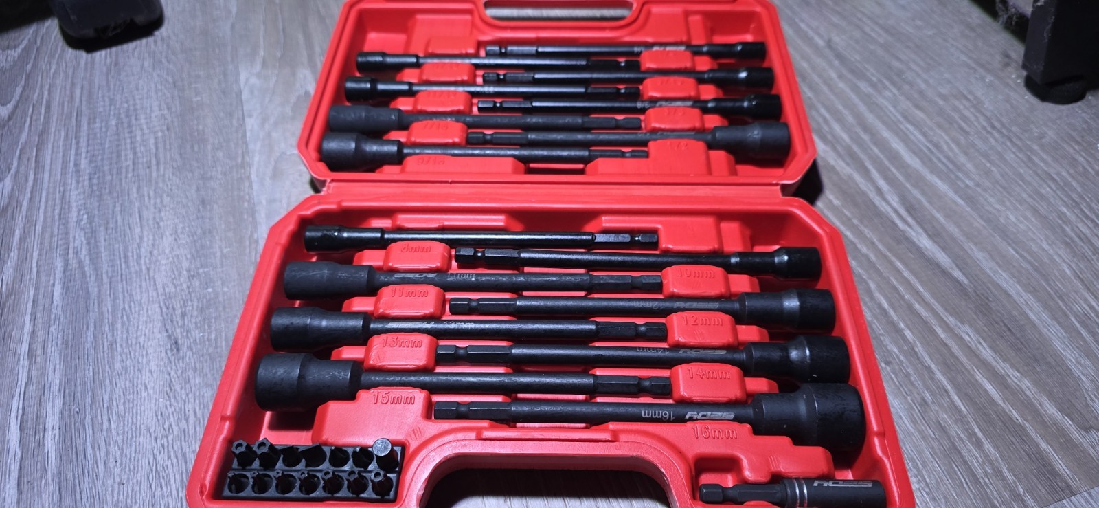 31 piece 1/4″ Magnetic Impact Drill Sockets Metric and Standard