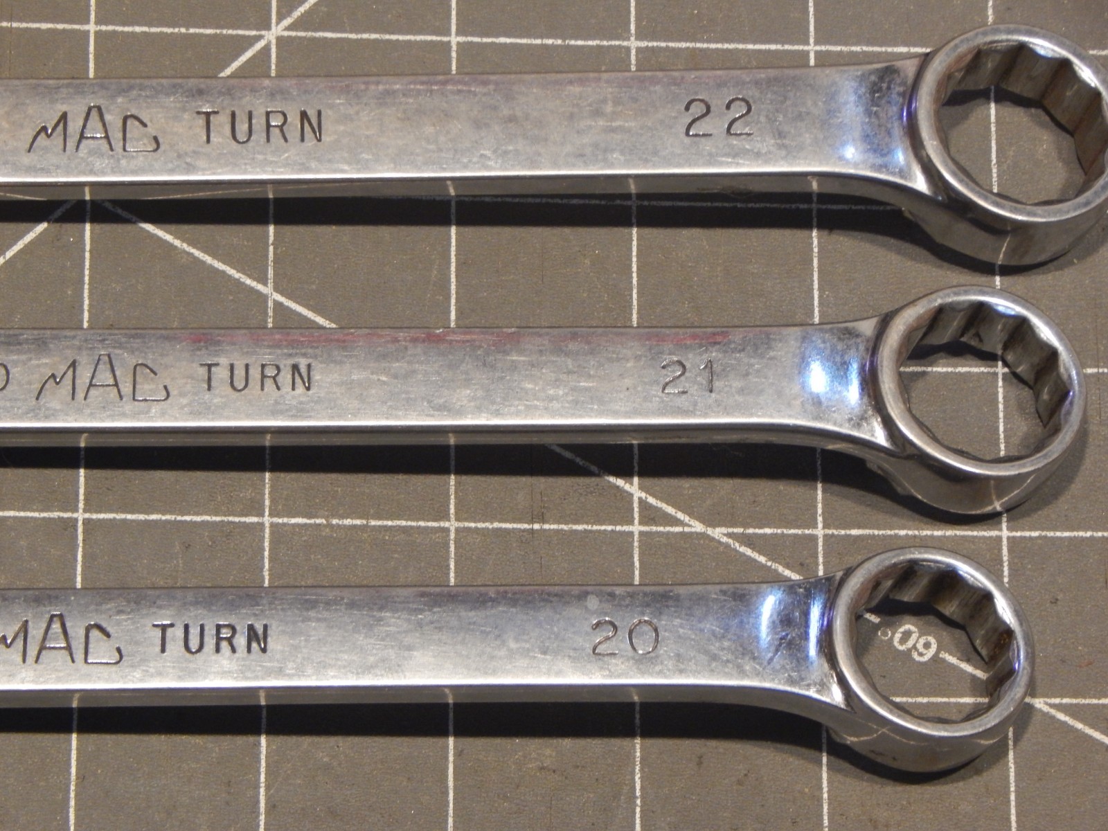 Mac Micro Turn Double Box Wrench 20MM 21MM 22MM BMT220MM BMT221MM BMT222MM 12Pt