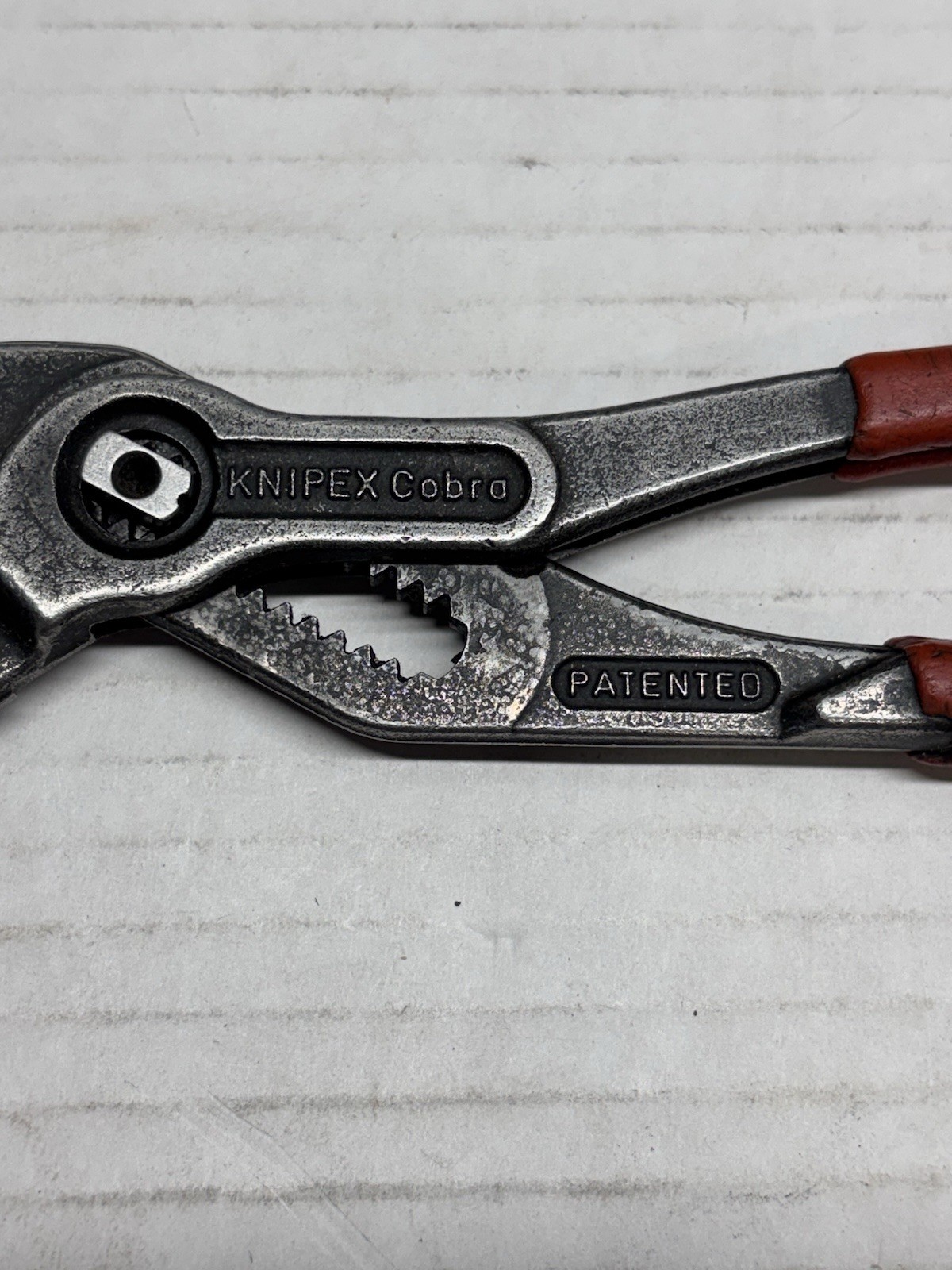 2 Knipex Cobra Adjustable Pliers 87 01 250 10″ & 87 01 180 7″ Red Grip Germany