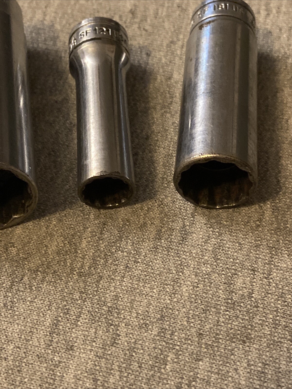 Vintage SNAP ON Sockets FS22, FVS241, SF121, SF181, A119, and A118 – Free Ship