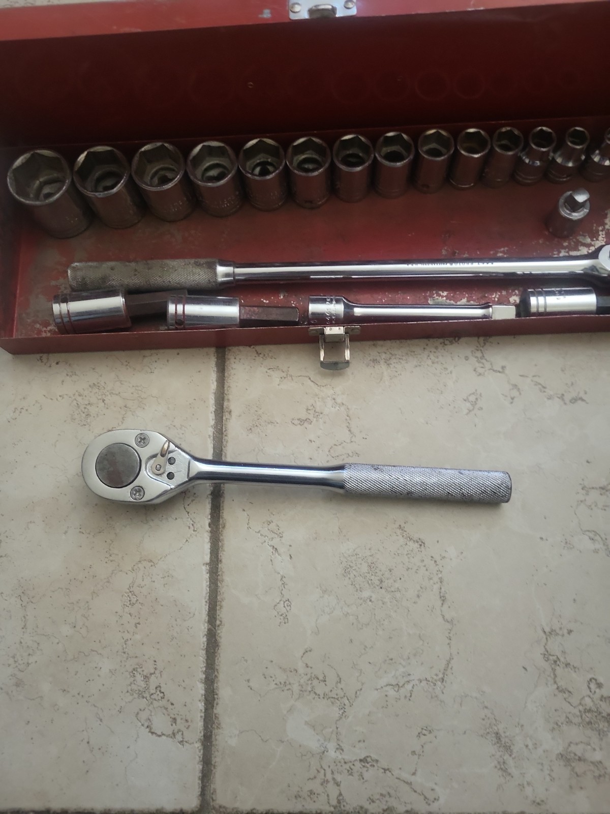 Vintage 1950’s Proto 1/2 » Socket Set SAE 6PT Used 21 Piece 9005A