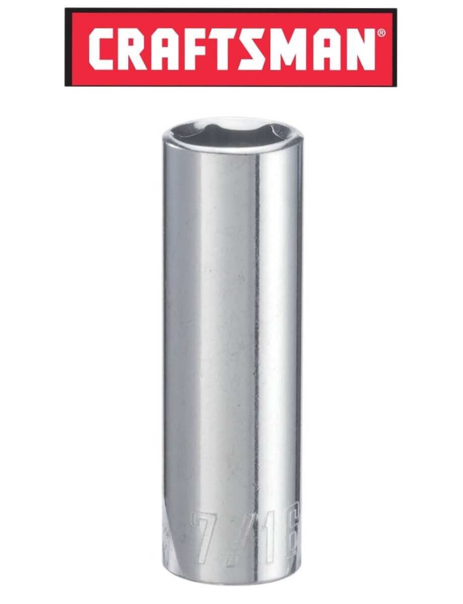Craftsman 1/4 Inch Drive 6 Point Deep Socket Metric MM / SAE Inch Pick Size CMMT