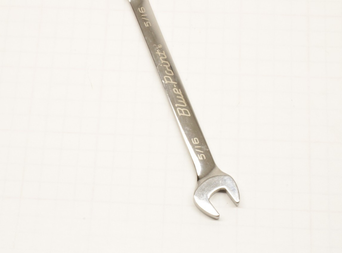 Blue Point Tools USED 5/16″ SAE Standard Offset Ratcheting Combo Wrench BOER10