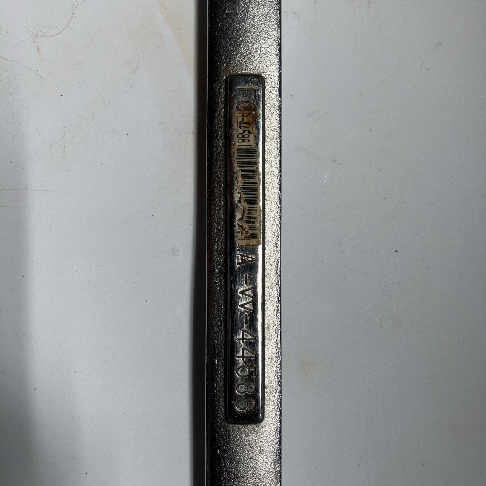 Open End Wrench Craftsman VV44588 1-3/8″ x 1-7/16″ Chrome Vintage USA