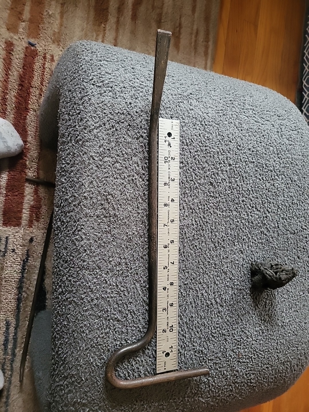 Vintage Auto Body Dent Pick Tool Large Unmarked 16 In