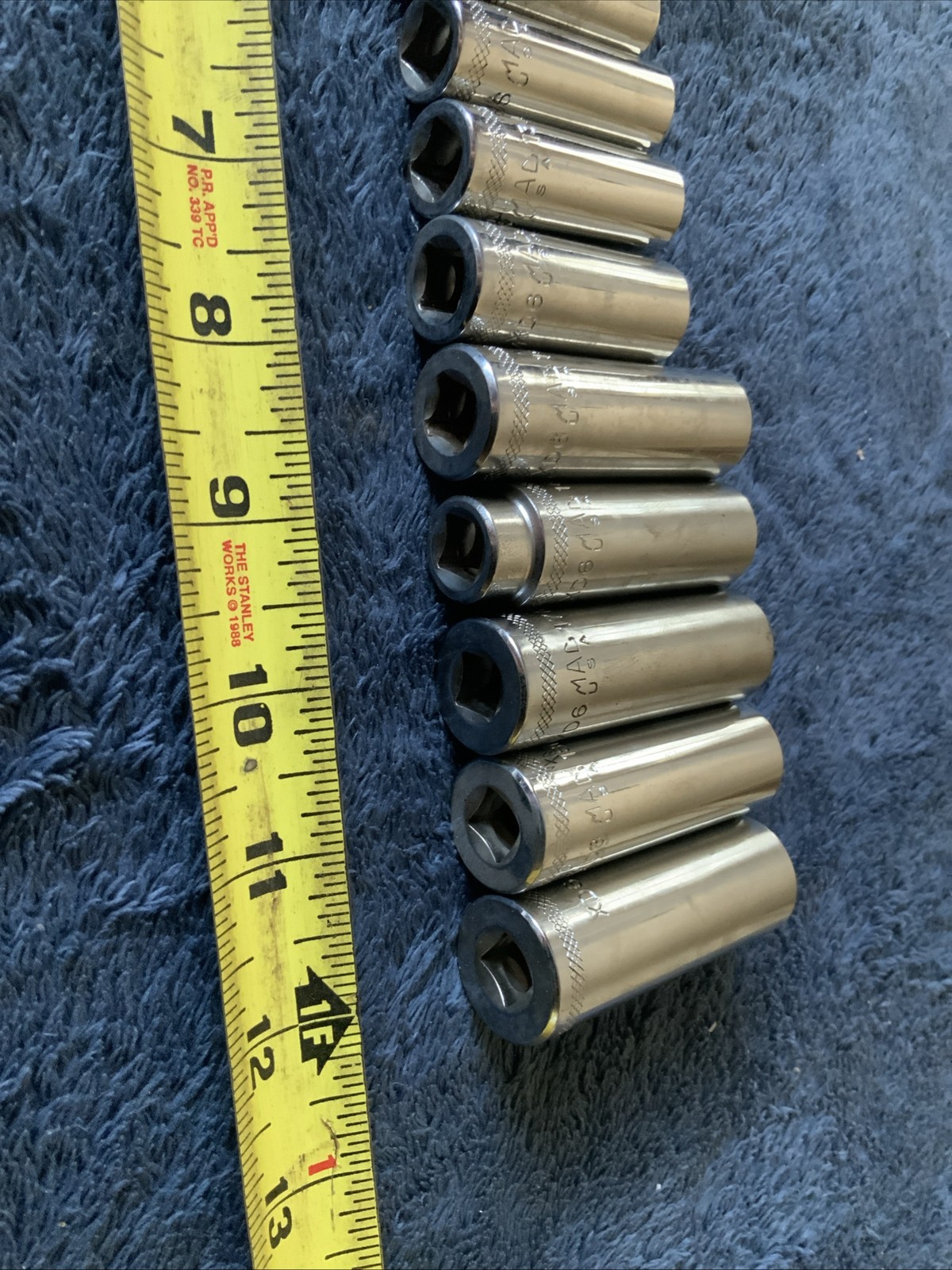 Mac Tools 3/8” Drive Deep Socket Set, 6-19mm….6pt….1 Is Different Style…..zzz