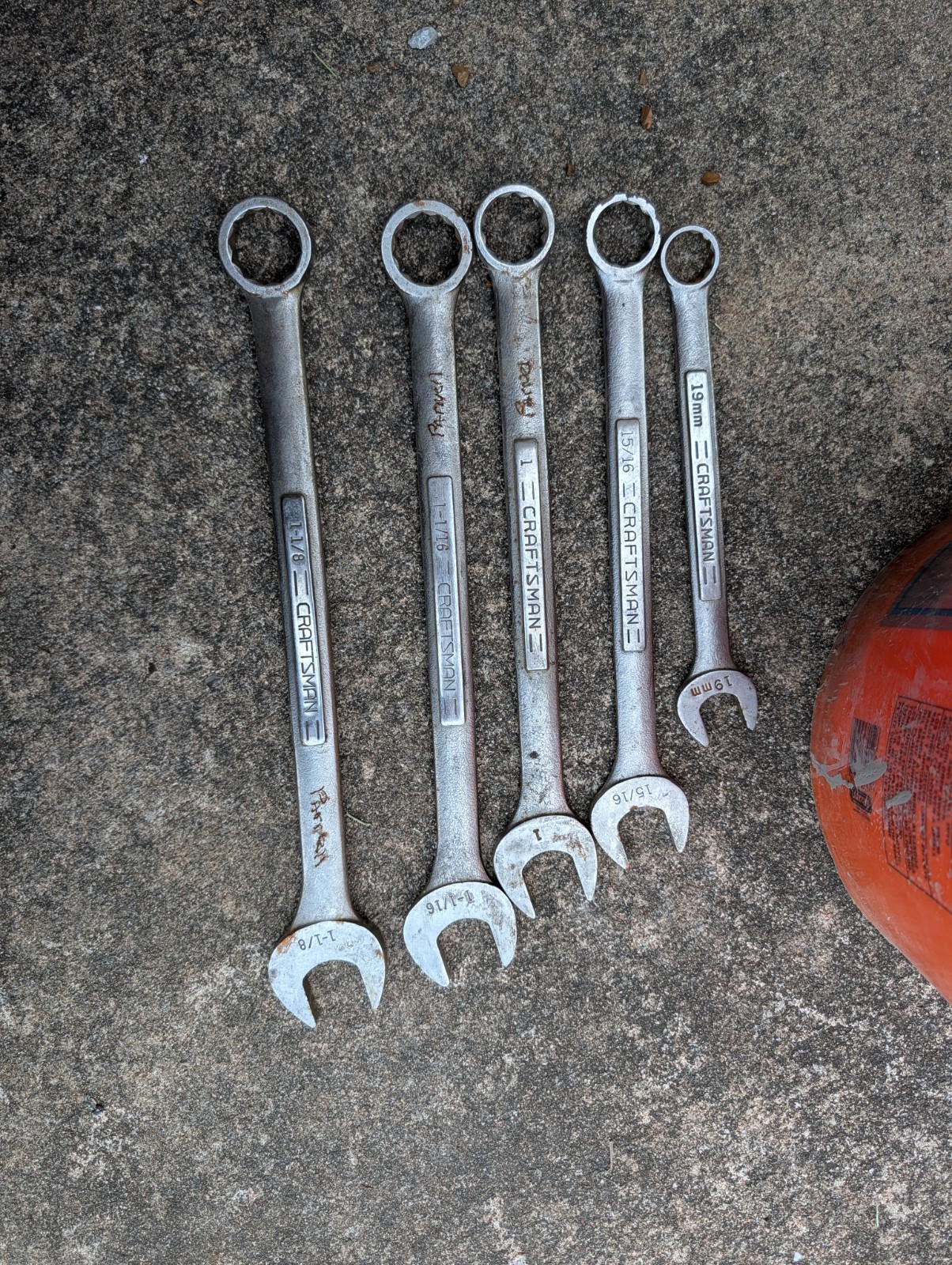 Craftsman USA 4-pc Large SAE 15/16-1 1/8″» VV 12-pt Combination Wrench Set